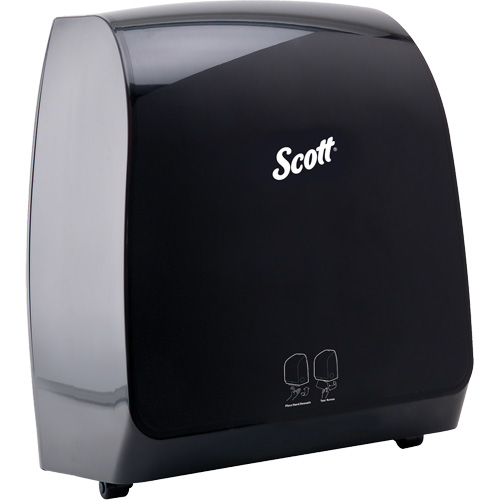 Distributeur de serviettes en rouleaux durs Scott Pro, &eacute;lectronique/Sans contact, 12,66" la x 9,18" p x 16,44" h OSI Industrial Sales