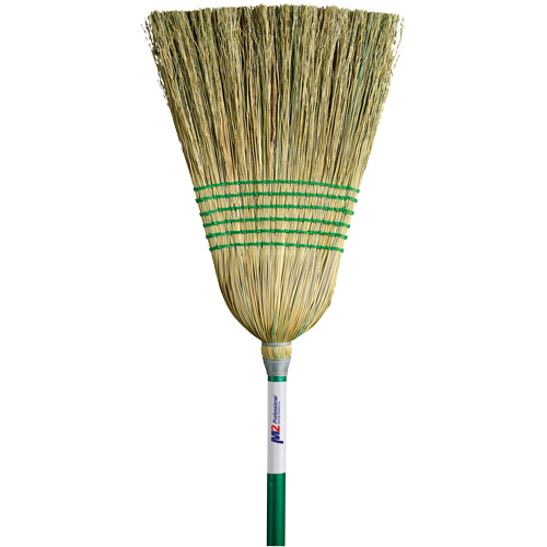 Balai de paille &agrave; usage l&eacute;ger, Six cordes, Manche Bois OSI Industrial Sales