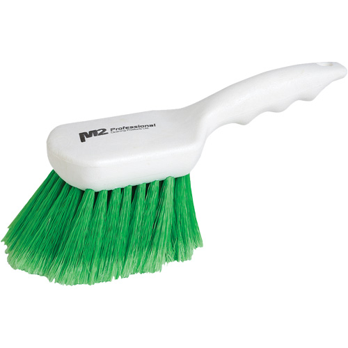 Short Handle Detail Brush, 9" L, Synthetic Bristles, Green OSI Industrial Sales