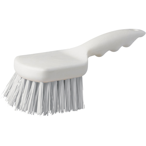 Short Handle Pot Brush, 9" L, Polypropylene Bristles, White OSI Industrial Sales