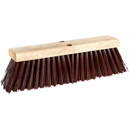 Balai-brosse de rue, 14", Extra-ferme, Soies Polypropyl&egrave;ne OSI Industrial Sales