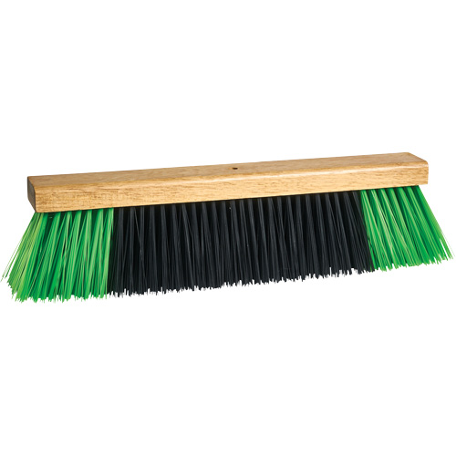 Bulldog Push Broom Head, 18", Coarse, PVC Bristles OSI Industrial Sales