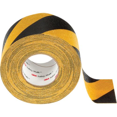 Ruban antid&eacute;rapant tout usage Safety-Walk, 4" x 60', Noir & jaune OSI Industrial Sales