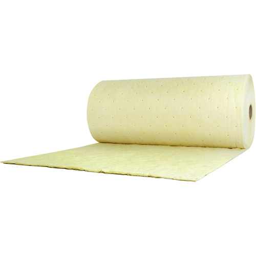 Chemical Sorbent Roll, Heavyweight, 150' L x 38" W, 89.4 gal Absorbancy OSI Industrial Sales