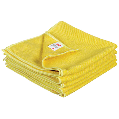 Scotch-Brite High Performance Cleaning Cloth, Microfibre, Yellow OSI Industrial Sales