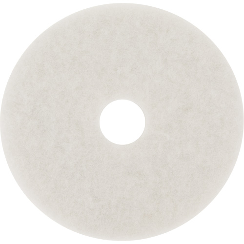 Floor Pad, 10", Buffing/Cleaning/Polish, White OSI Industrial Sales