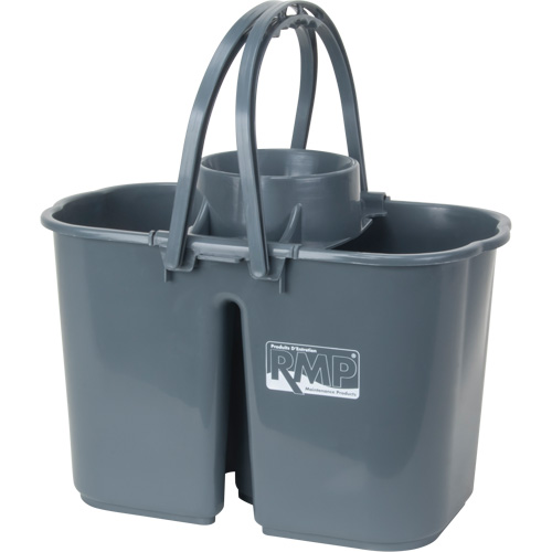 Mop Pail & Wringer, Strainer, 3.75 US Gal.(15 Quart), Grey OSI Industrial Sales