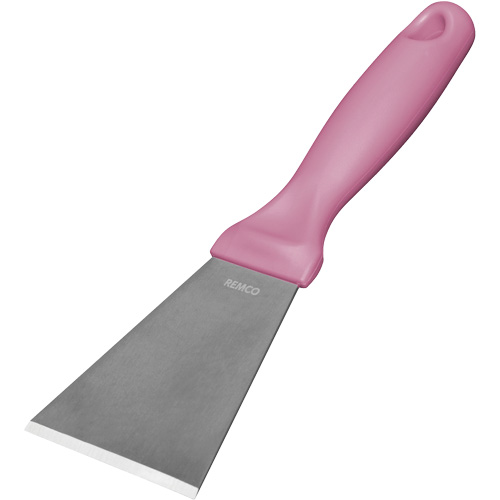 Large Stainless Steel Scraper, Pink, 3" W x 9" L OSI Industrial Sales