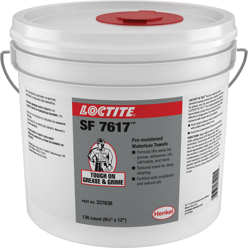 Essuie-mains industriels SF 7617, 130 lingettes, 12" x 9-1/2" OSI Industrial Sales