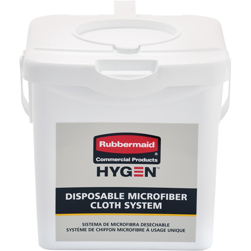 Seau de chargement pour chiffons microfibres, Blanc OSI Industrial Sales