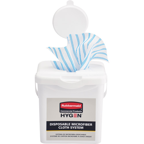 Seau de chargement pour chiffons microfibres, Blanc OSI Industrial Sales