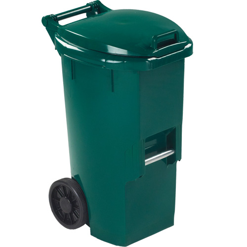 Organic Waste Green Bin, Plastic, 12 US gal. OSI Industrial Sales