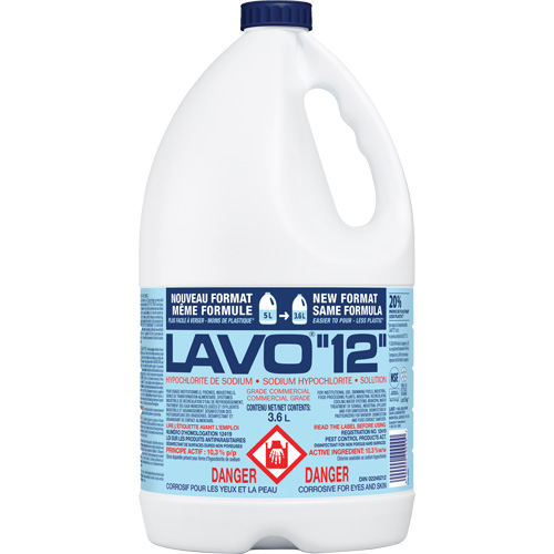 Liquid Bleach, 3.6 L, Jug OSI Industrial Sales