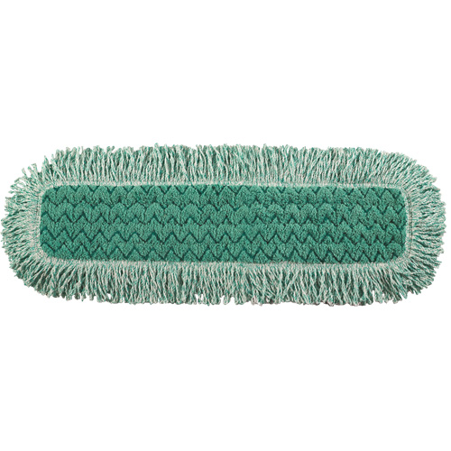 Hygen Fringed Dust Pad, Hook and Loop Style, Microfibre, 27-1/2" L x 9" W OSI Industrial Sales