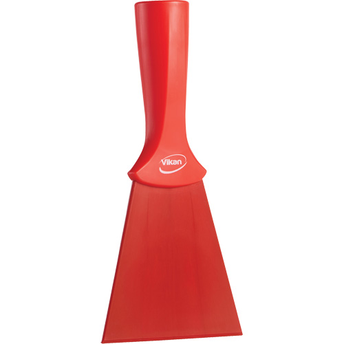 Grattoir en nylon avec poign&eacute;e filet&eacute;e, Rouge, 4" la x 8" lo OSI Industrial Sales