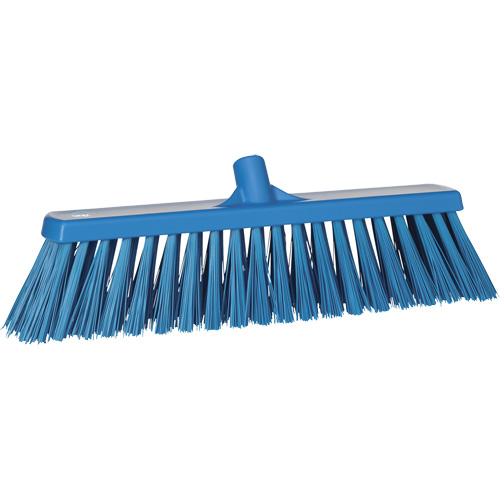 Balai-brosse robuste, Crins Ferme, 20", Polyester, Bleu OSI Industrial Sales