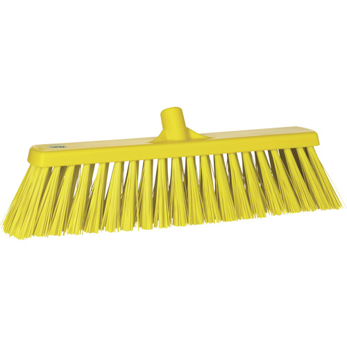 Balai-brosse robuste, Crins Ferme, 20", Polyester, Jaune OSI Industrial Sales