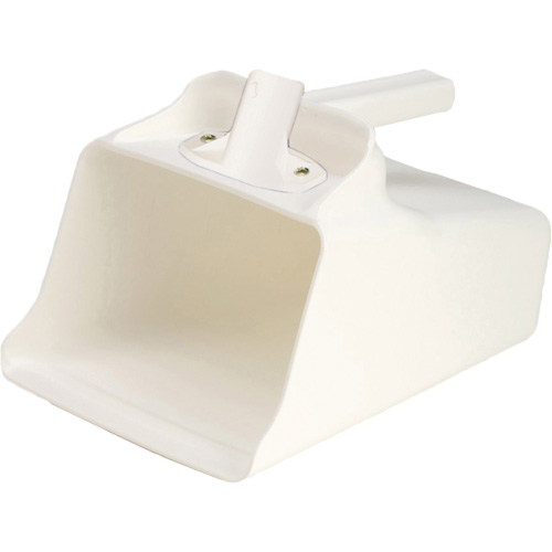 Mega Dipper Scoop, Plastic, White, 128 oz. OSI Industrial Sales