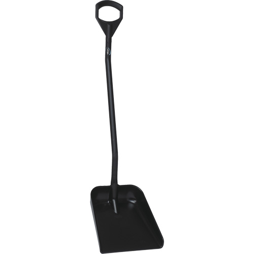 Pelle ergonomique &agrave; grande lame, Longueur de 51", Plastique, Noir OSI Industrial Sales