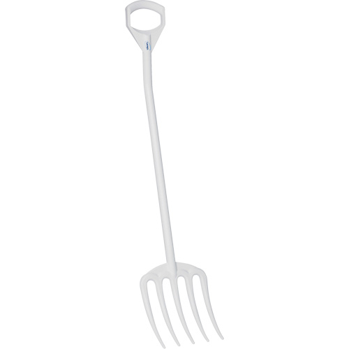 Fourche hygi&eacute;nique, Longueur de 49", Plastique, Blanc OSI Industrial Sales