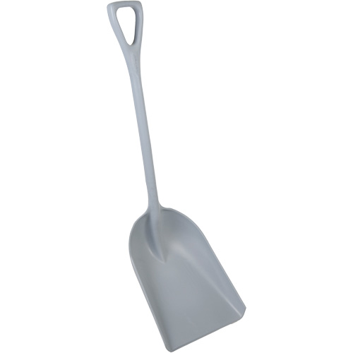 Pelle monobloc perceptible par d&eacute;tecteur de m&eacute;tal, Lame 13-3/4" x 17", Longueur de 42-1/2", Plastique, Gris OSI Industrial Sales