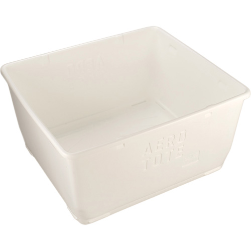 Aero-Tote Tub with Drain Plug, Plastic, White OSI Industrial Sales