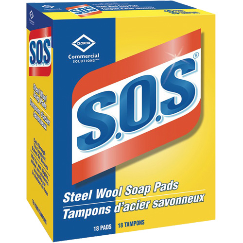 Tampons en laine d'acier saponifi&eacute;e S.O.S OSI Industrial Sales