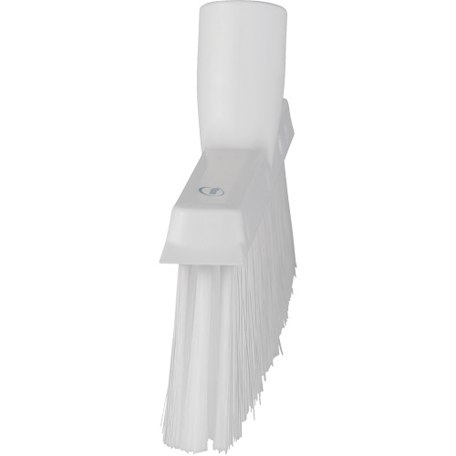 Balai biseaut&eacute; avec pas de vis inclin&eacute;, Crins Moyen, 10", Polyester, Blanc OSI Industrial Sales