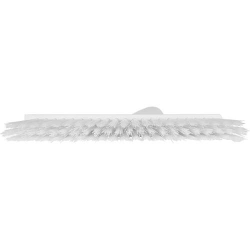 Balai biseaut&eacute; avec pas de vis inclin&eacute;, Crins Moyen, 10", Polyester, Blanc OSI Industrial Sales