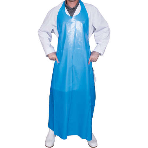 Top Dog 8 Mil. Apron, Polyurethane, 50" L x Blue OSI Industrial Sales