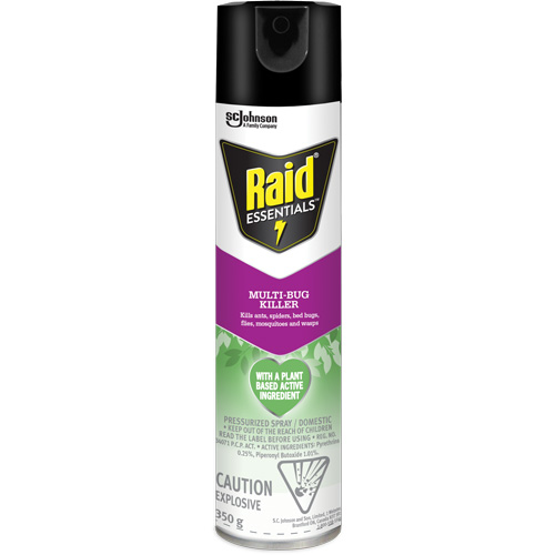 Insecticide polyvalent Essentials Raid, 350 g, Canette a&eacute;rosol OSI Industrial Sales
