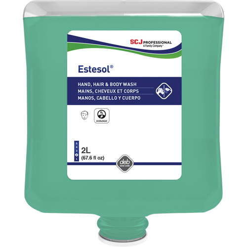 Estesol&reg; Hand, Hair and Body Cleaner, 2 L, Rain Forest, Plastic Cartridge OSI Industrial Sales