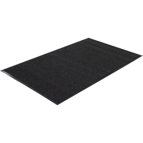 Tapis &agrave; nervures doubles, Essuie-pieds/grattoir, 3' x 5' x 1/4", Charbon OSI Industrial Sales