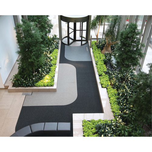 Tapis dentr&eacute;e Supreme Knob, Essuie-pieds/grattoir, 3-1/2' x 6' x 7/16", Charbon OSI Industrial Sales