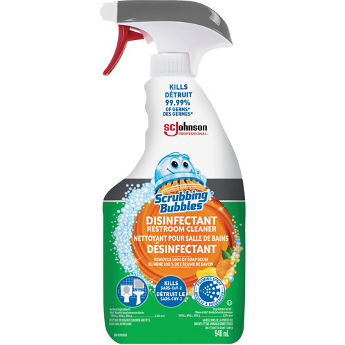 Scrubbing Bubbles&reg; Disinfecting Restroom Cleaner, 32 oz., Trigger Bottle OSI Industrial Sales
