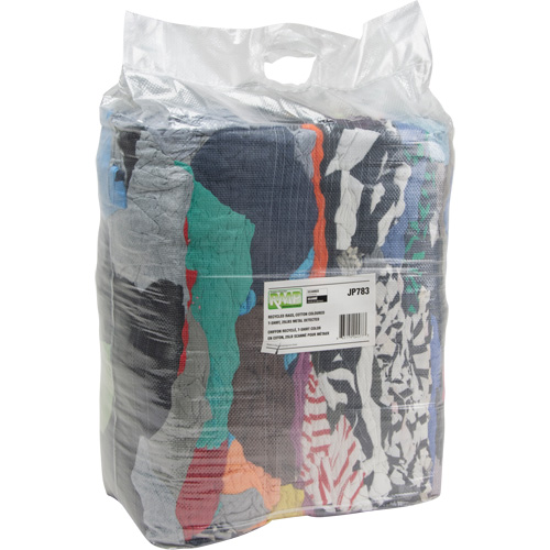 Recycled Material Wiping Rags, Cotton, Mix Colours, 25 lbs. OSI Industrial Sales