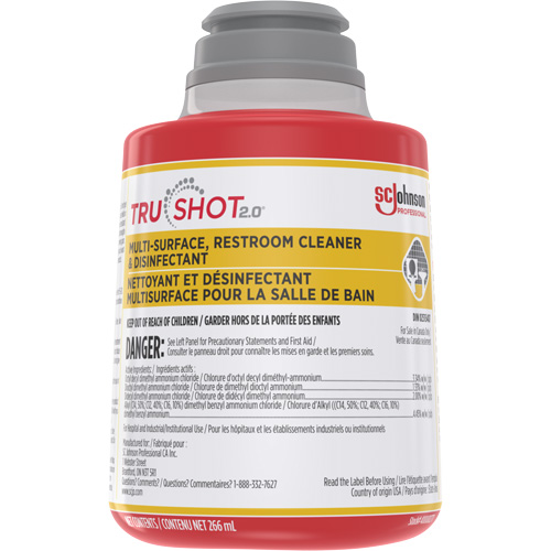 TruShot 2.0 Multi-Surface Restroom Cleaner & Disinfectant, 266 ml, Trigger Bottle OSI Industrial Sales