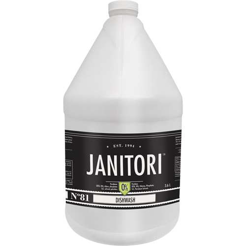 Janitori 81 Dishwash Cleaner, Liquid, 4 L OSI Industrial Sales