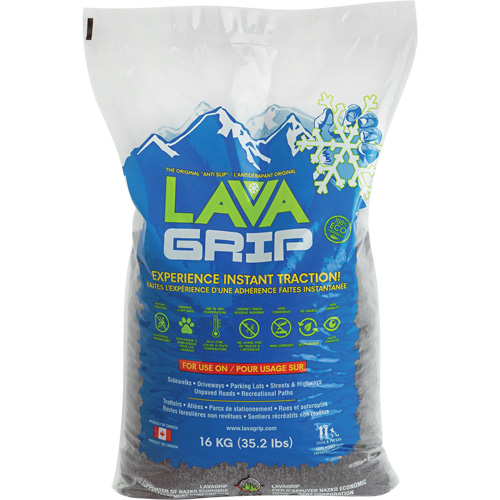 LavaGrip Traction-Aid, Container Size 35.3 lbs. (16 kg), Bag OSI Industrial Sales