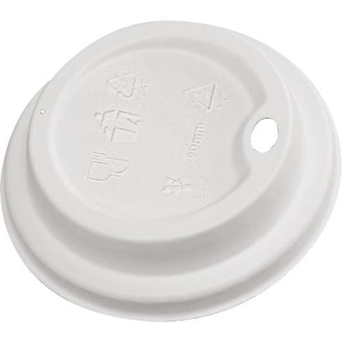Compostable White Dome Sip Lids OSI Industrial Sales