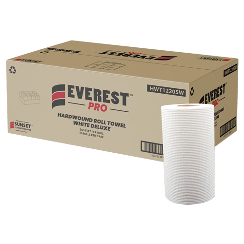 Essuie-mains en rouleaux blancs de luxe, 1 pli, D&eacute;rouler par le centre, 205' lo OSI Industrial Sales