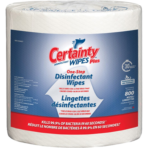 Lingettes d&eacute;sinfectantes, 7-9/10" x 5-9/10", 800 lingettes OSI Industrial Sales