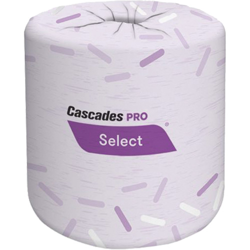 Pro Select&reg; Bathroom Tissue, 2 Ply, 420 Sheets/Roll, White OSI Industrial Sales