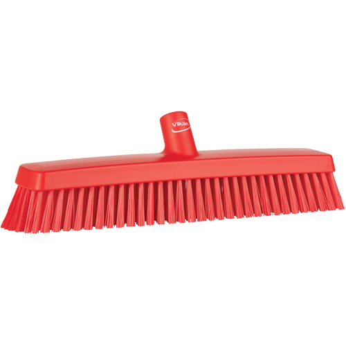 T&ecirc;te de balai-brosse, Crins Fin/Ferme, 16-1/2", Polyester/Polypropyl&egrave;ne, Rouge OSI Industrial Sales
