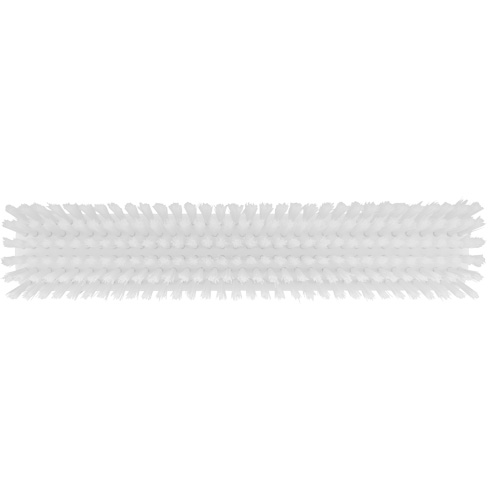 Push Broom Head, Fine/Stiff Bristles, 16-1/2", Polyester/Polypropylene, White OSI Industrial Sales