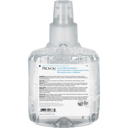 Savon pour les mains doux & clair Provon, Mousse, 1200 ml, Sans parfum OSI Industrial Sales