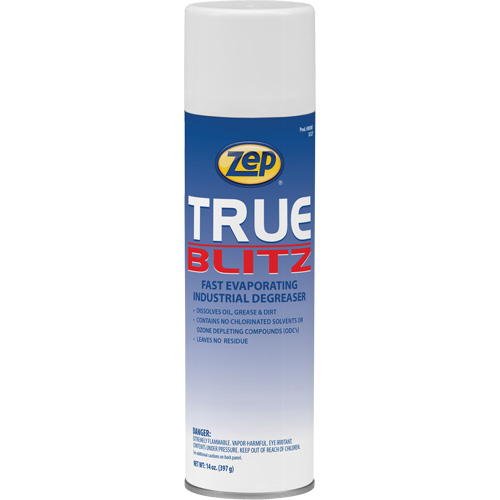 True Blitz Fast-Evaporating Industrial Degreaser, 14 oz., Aerosol Can OSI Industrial Sales