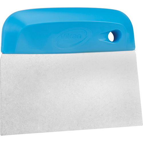 Flexible Stainless Steel Dough Cutter/Scraper, Blue, 4-1/2" W x 5-3/4" L OSI Industrial Sales