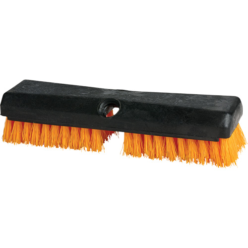 Brosse de nettoyage, 10" l, Soies Polypropyl&egrave;ne, Noir/Rouge OSI Industrial Sales