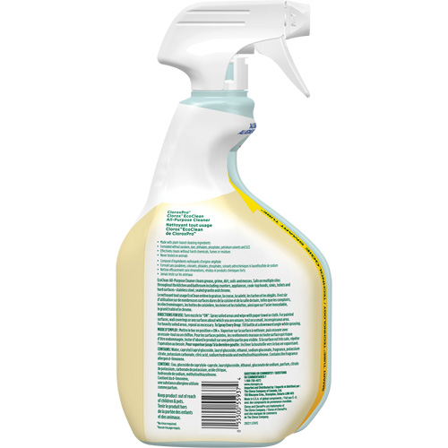 Nettoyant tout usage CloroxPro Clorox EcoClean, 946 ml, Bouteille &agrave; g&acirc;chette OSI Industrial Sales